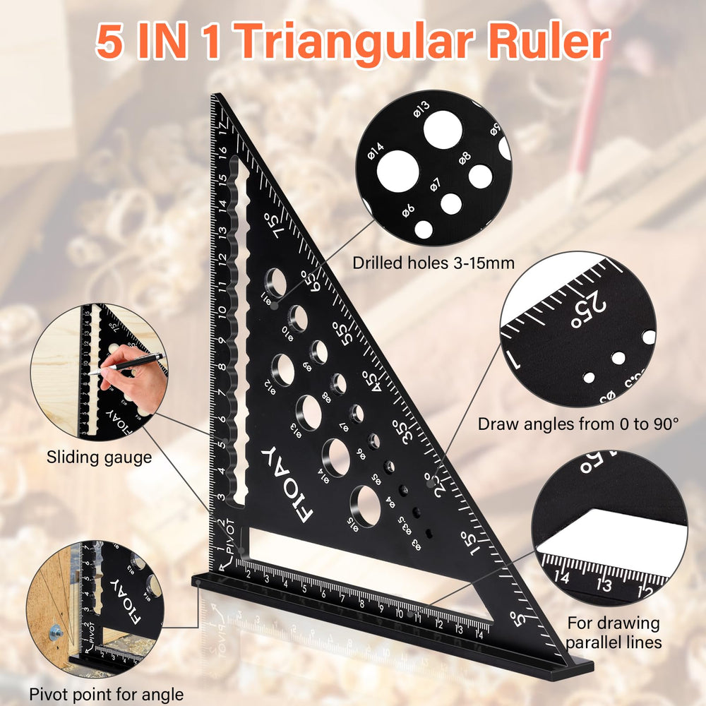 AISSOM Carpenter's Square 180 mm