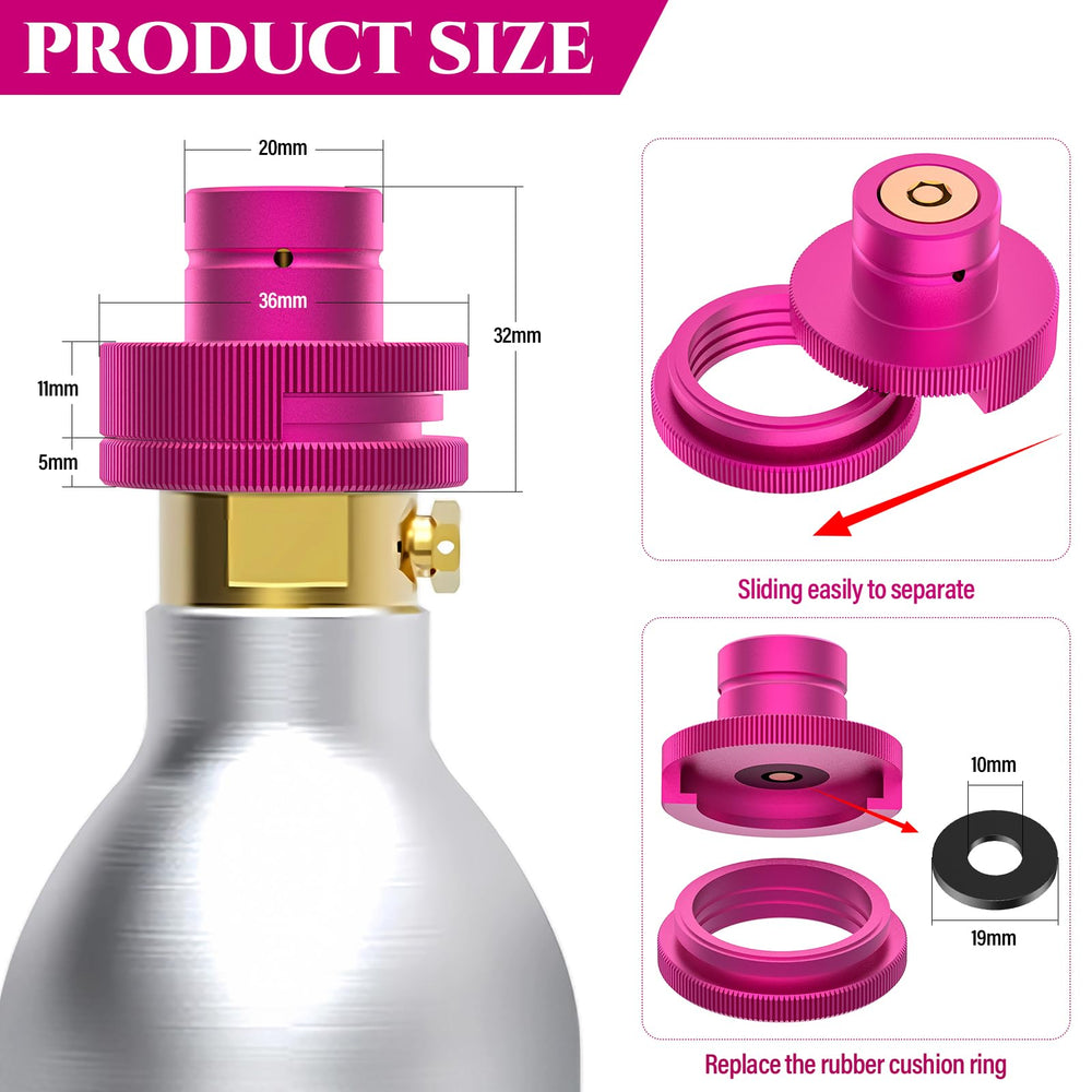 AISSOM Split CO2 Quick Adapter