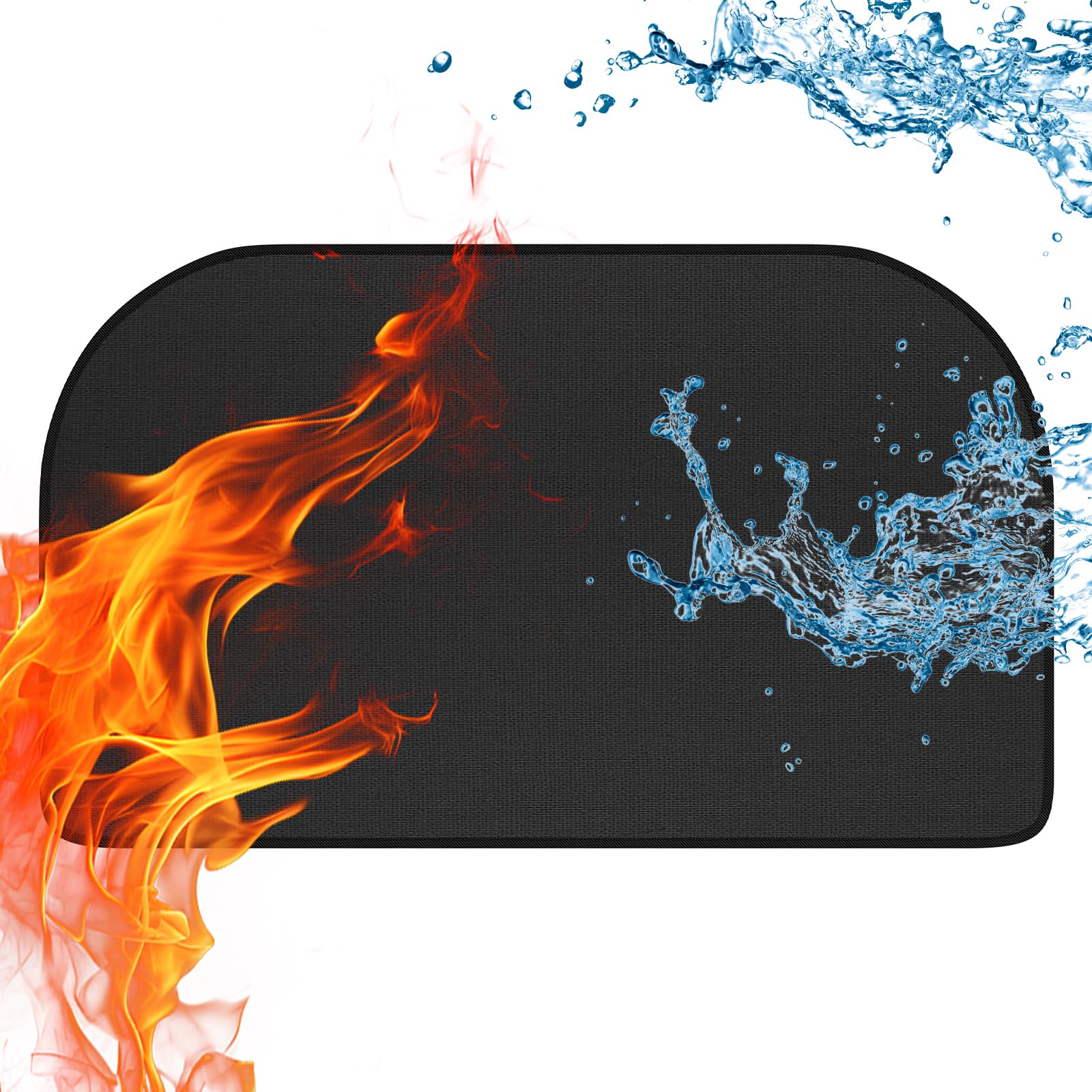 AISSOM 100 x 60 cm Fireproof Mat for Indoor Use