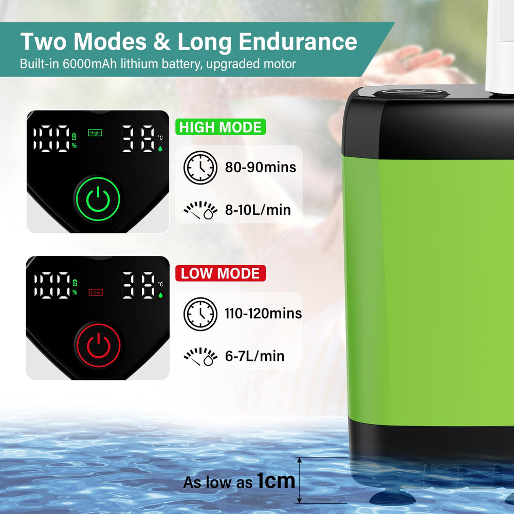 AISSOM Upgrade Portable Camping Shower