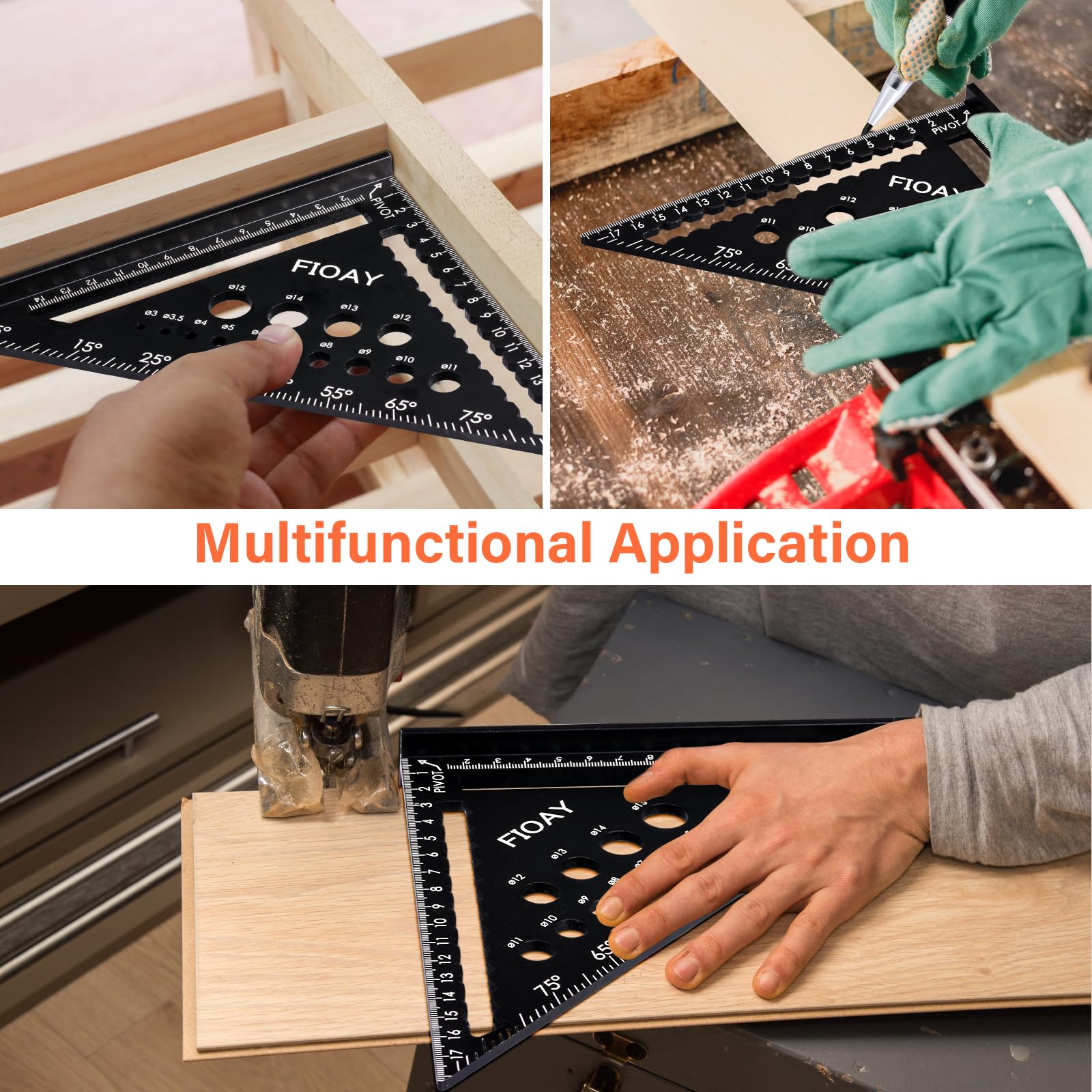 AISSOM Carpenter's Square 180 mm