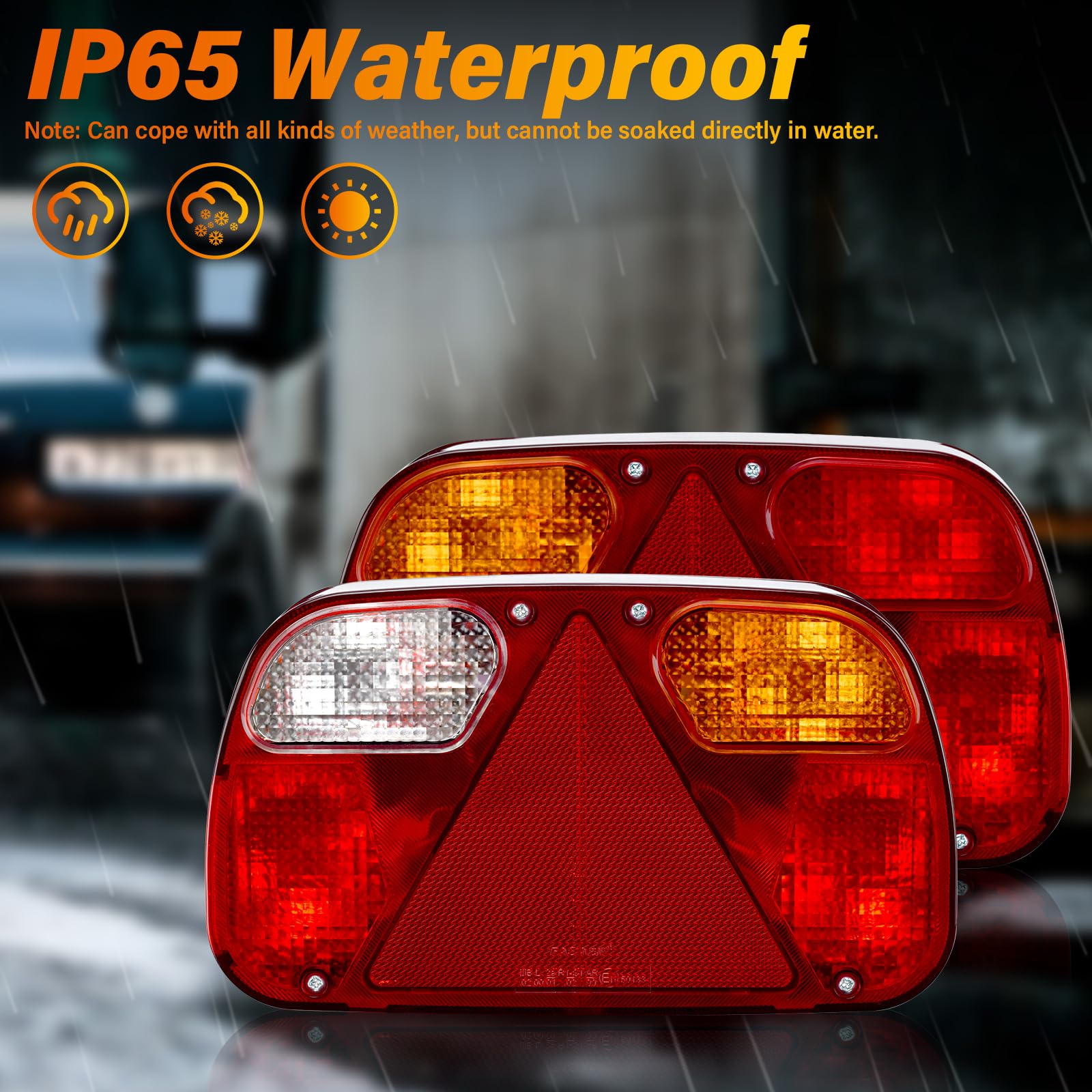 AISSOM Rear Light Set for Trailer