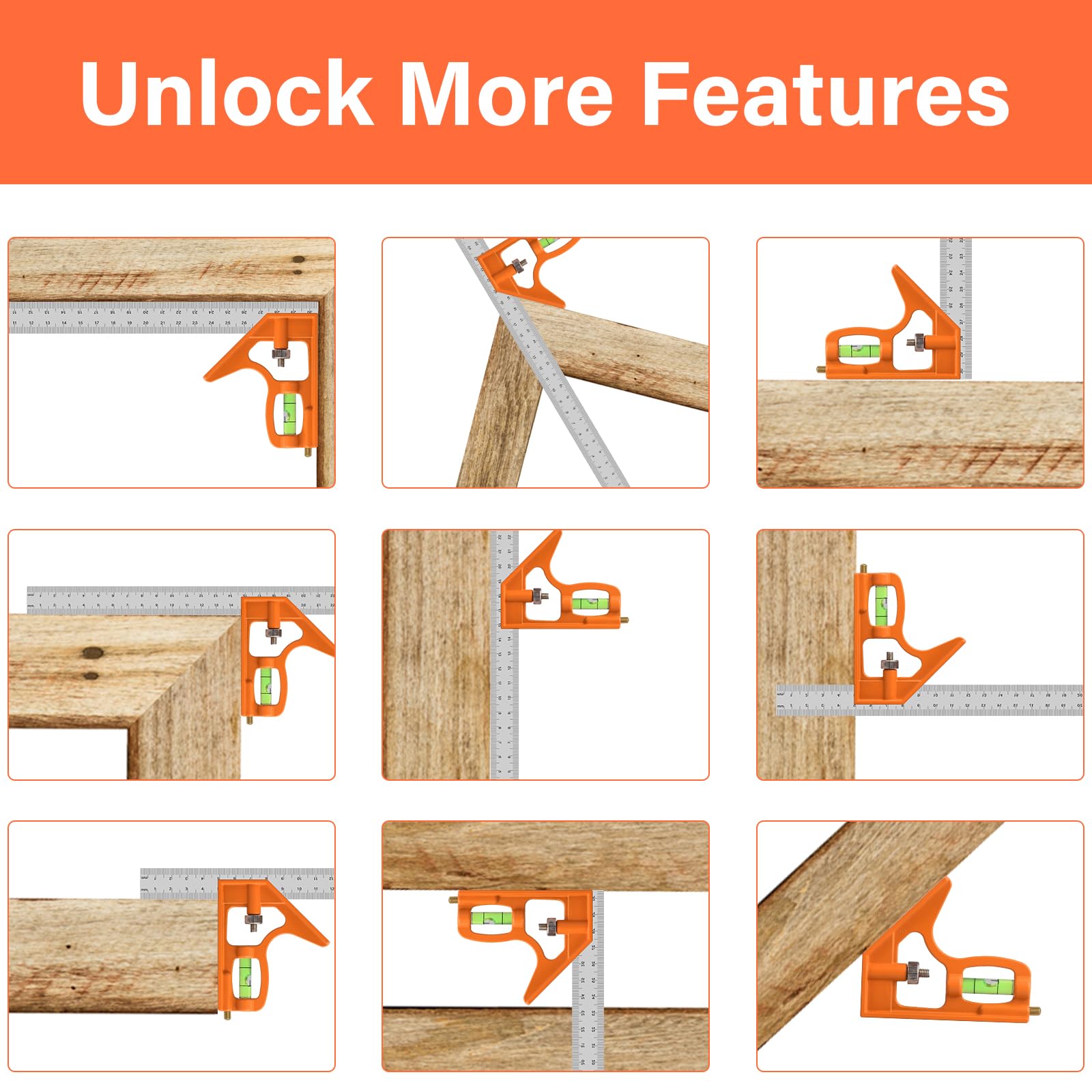 AISSOM Carpenter's Square 180 mm