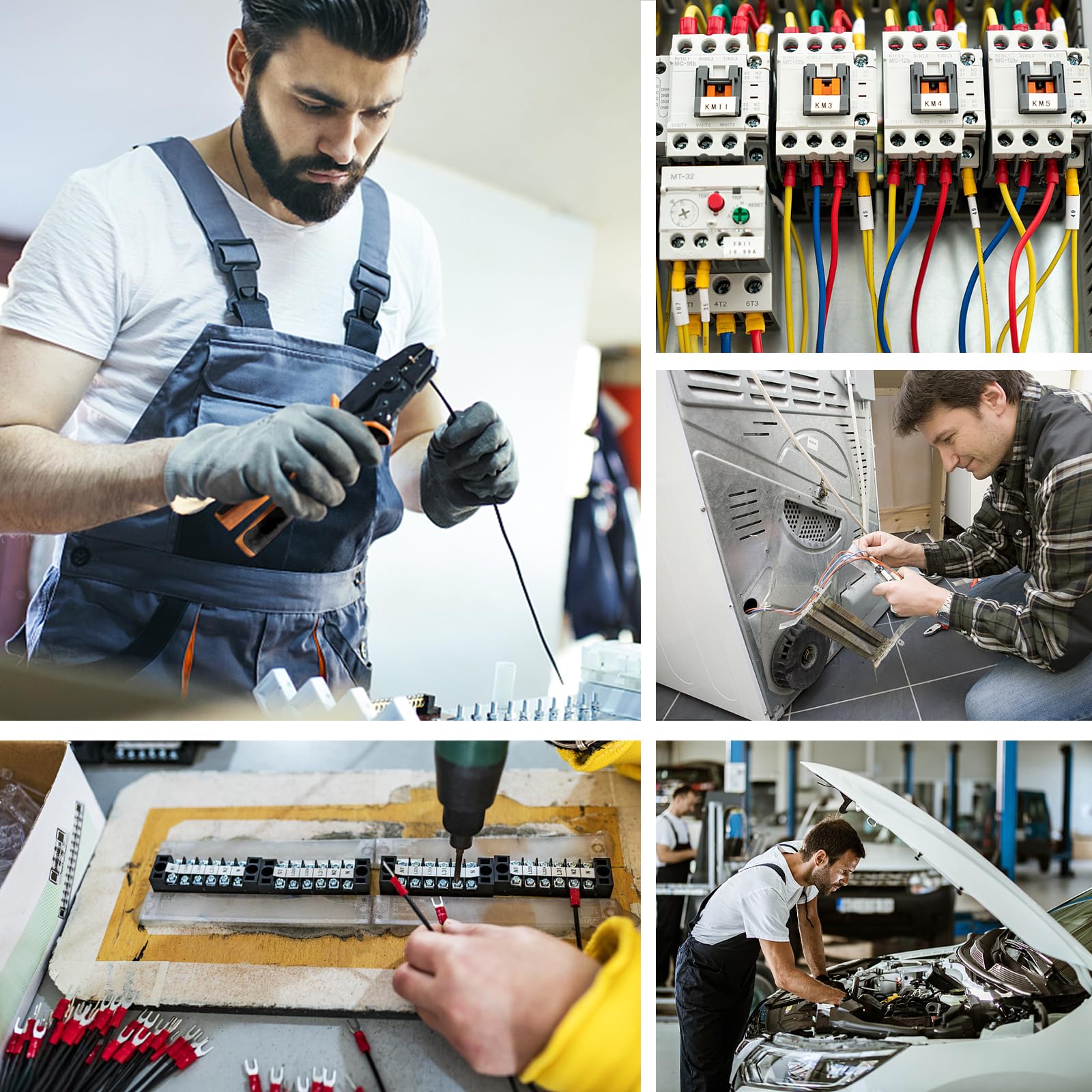 AISSOM Crimping Pliers Cable Lugs Set