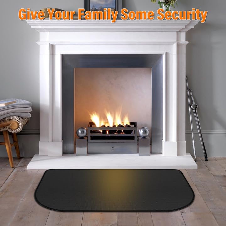 AISSOM 100 x 60 cm Fireproof Mat for Indoor Use