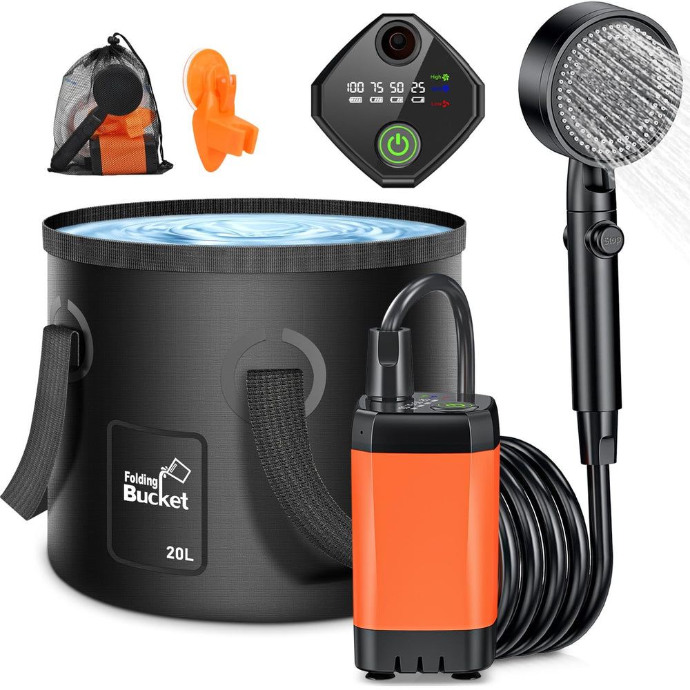 RSAOTY Camping Shower with Pump