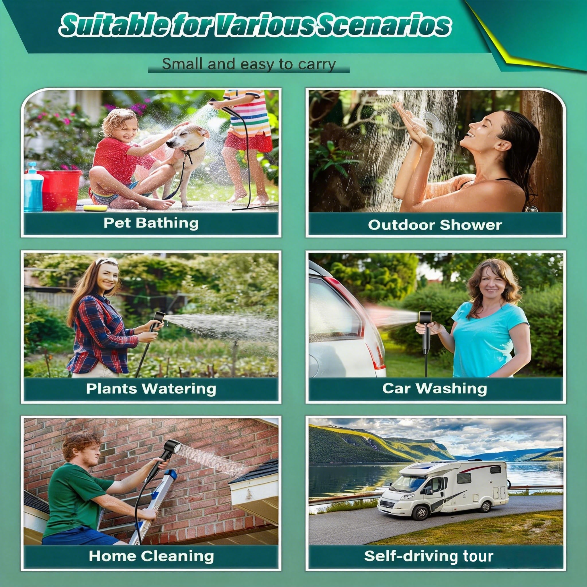 RSAOTY Portable Camping Shower